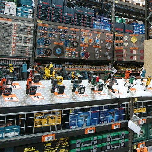 商用货架搁板 - D.I.Y. & BUILDER’S MERCHANTS - La Fortezza S.p.A. - 商品 / 金属 / 模块化