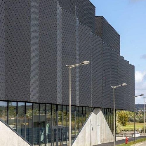 锌立面 - elZinc GRAPHITE&reg; - ASTURIANA DE LAMINADOS - 面板 / 板式 / 卧式