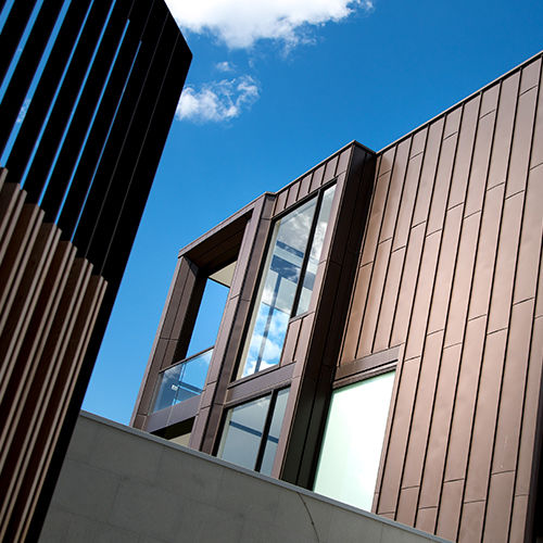 锌制金属板 - elZinc RAINBOW&reg; BROWN - ASTURIANA DE LAMINADOS - 夹层 / 有色 / 棕色