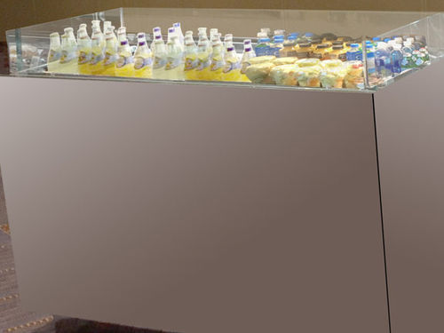 岛台冷藏展示柜 - GEM GRAB AND GO - Oscartek - 用于商店 / 不锈钢 / 无门