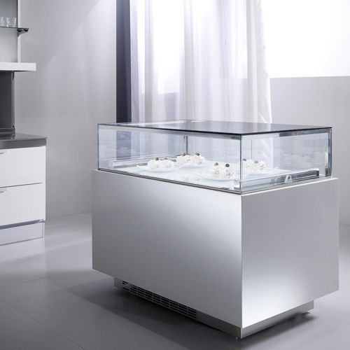 岛台冷藏展示柜 - GEM DELI - Oscartek - 用于蛋糕房 / 不锈钢 / 白色