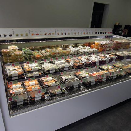 柜台冷藏展示柜 - MURO H78 - Oscartek - 搁板 / 用于商店 / 不锈钢