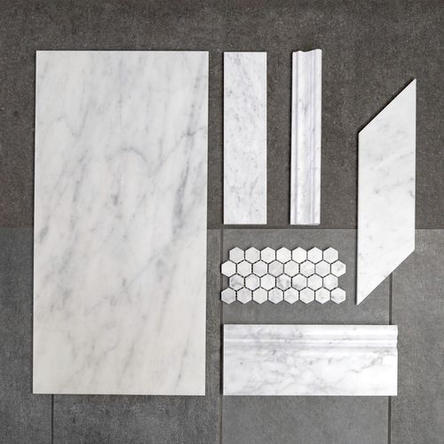 天然石材瓷砖 - CARRARA - NEMO TILE - 抛光 / 室内 / 墙面