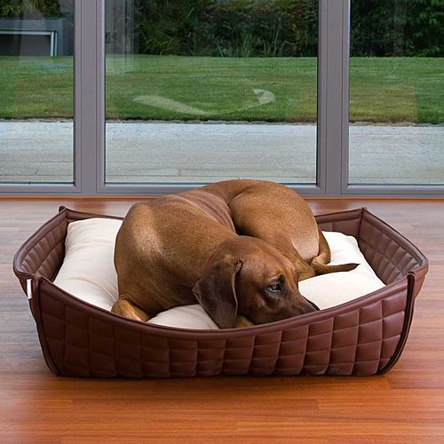 皮质狗篮 - BOWL  - pet.interiors - 棉质 / 毛毡 / 可机洗