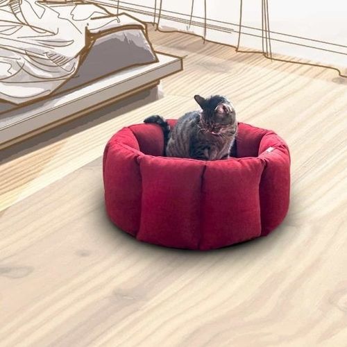 棉质猫床 - BLOOM - pet.interiors - 聚酯 / 可机洗 / 椅垫可拆除
