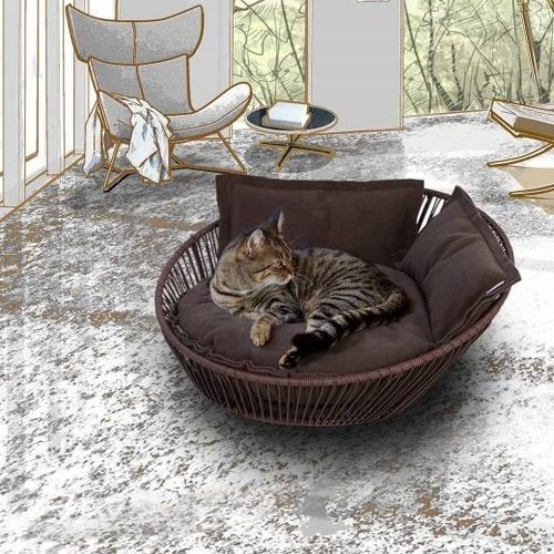棉质猫篮 - SIRO SALEEN - pet.interiors - 丝绒 / 胶合板 / 钢