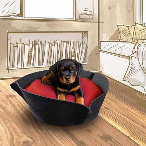 棉质狗篮 - NOOK - pet.interiors - 丝绒 / 毛毡 / 可机洗