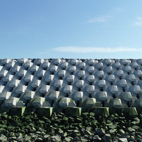实心混凝土块 - XBLOC® - Contech - 用于挡土墙 / 用于护栏 / 用于坝