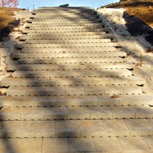 实心混凝土块 - ARMORWEDGE® - Contech - 台阶 / 用于坝 / 高性能