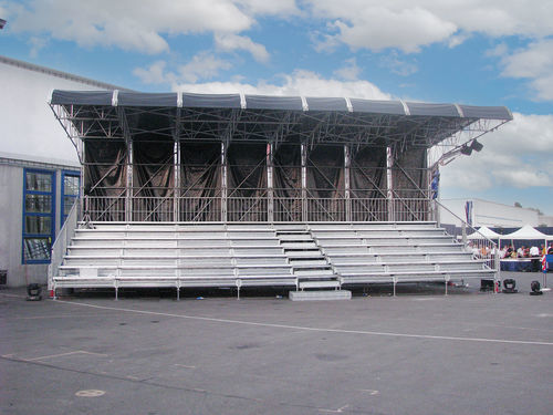 预制阶梯看台 - GRANDSTANDS - Pilosio - 可拆卸 / 用于室外 / 竞技场