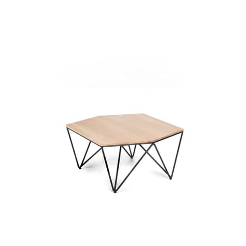 现代风格茶几 - 3ANGLE - prostoria - 实木 / MDF / HPL