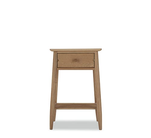 现代风格边桌 - HARTWELL  - ercol - 栎木 / 正方形 / 带抽屉