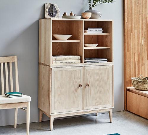 餐具柜 - NOVOLI : 4355(H) - ercol - 传统风格 / 白蜡木 / 搁板