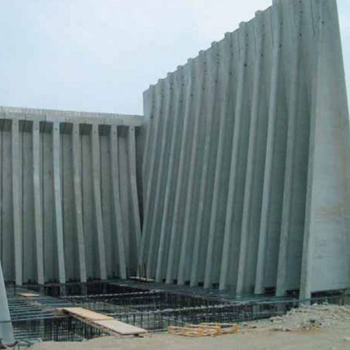 钢筋混凝土挡土墙 - T-SHAPED WALLS - Paver - 模块化 / 预制 / 用于桥梁工程