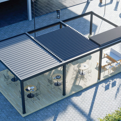 独立凉棚架 - SKYMAX - PERGOLA AS - 铝制 / 不锈钢 / 滑动棚顶