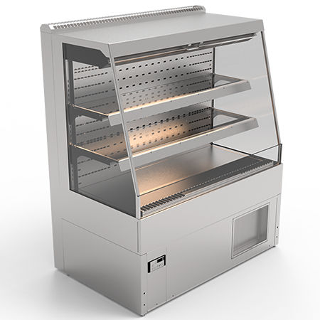 搁板冷藏展示柜 - CALEO COLD 120 - AKE Ausseer Kälte- u. Edelstahltechnik GmbH  - 用于商店 / 带照明