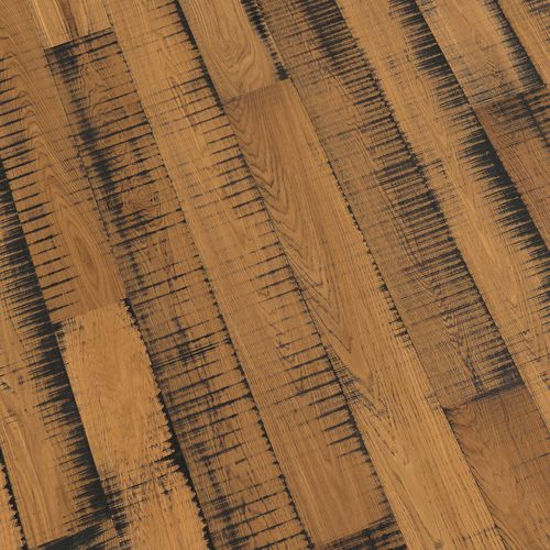 层压地板 - D.07 - Dennebos Flooring - 山形纹 / 做旧 / 自粘