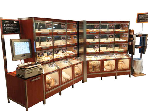 面包陈列架 - PANINO CASSETTO - Bizzarri SRL  - 木质 / 用于商店