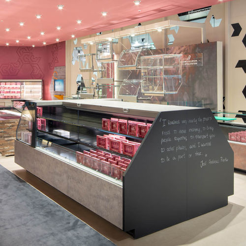 柜台冷藏展示柜 - KALEÏDO - Bonnet Neve  - 岛台 / 用于商店 / 带门
