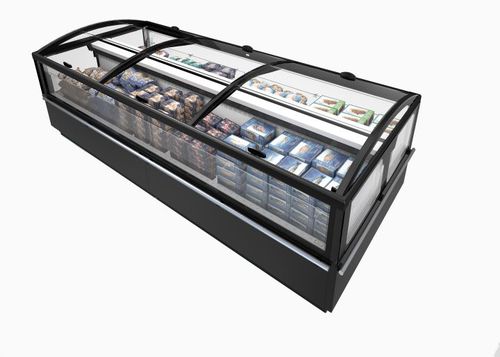岛台冷藏展示柜 - MILTON - Frost-trol S.A. - 用于商店 / 带照明 / 冷冻食品
