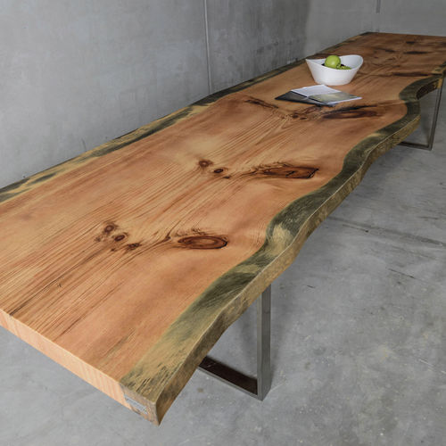 现代风格会议桌 - SUN WOOD KONFERENZTISCH - EASTERN PINE - SUN WOOD by Stainer - 木质 / 金属 / 长方形