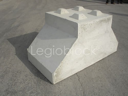 实心混凝土块 - LEGIO-FUΒBLOCK® - Legio block - 用于地基