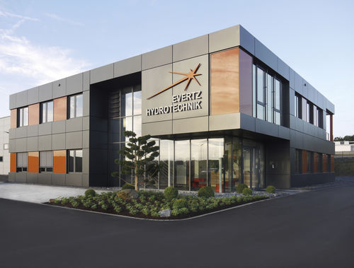 预制建筑 - EVERTZ HYDROTECHNIK GMBH - SÄBU - 模块化 / 钢 / 玻璃