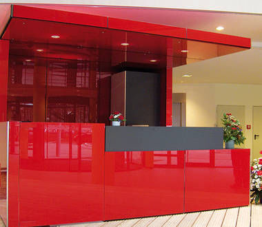 淬火玻璃板 - COLOR - Semcoglas Holding GmbH - 不透明 / 珐琅 / 用于外墙