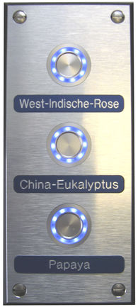 按钮式开关 - ALU-DIBOND WITH ILLUMINATION - WDT - Werner Dosiertechnik