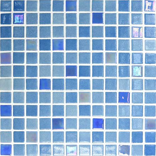 玻璃马赛克 - MIX AZUL CLARO - Mosavit - 泳池 / 地面 / 图案