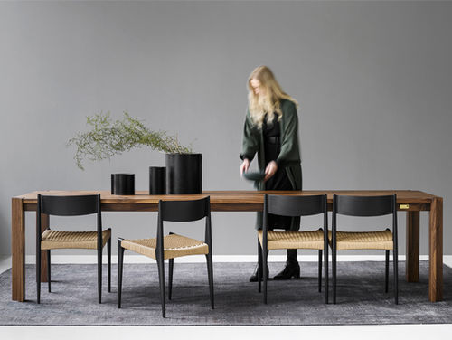 现代风格桌 - JEPPE UTZON - DK3 - 栎木 / 胡桃木 / MDF