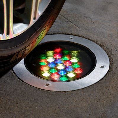 地面射灯 - BURSTSCAPE - COLOR KINETICS - RGBW LED / 圆形 / IP65