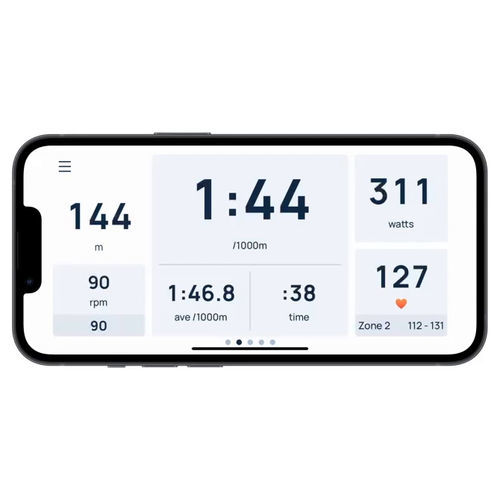 监控移动应用 - ERGDATA - concept2 - 在线 / 用于智能手机