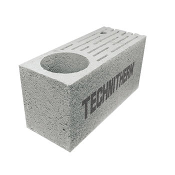 轻型混凝土块 - Technitherm - 抗地震 / 转角 / 轻质砌体