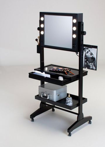 现代风格梳妆台 - L200X2 WITH DOUBLE FRAMED - CANTONI - 木质 / 用于理发店 / 背光
