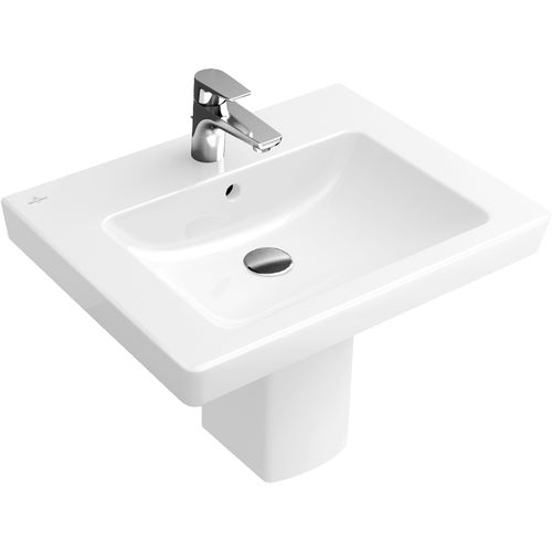 悬挂式台盆 - SUBWAY 2.0 : 711365 - Villeroy & Boch/唯宝 - 瓷质 / 长方形 / 现代风格