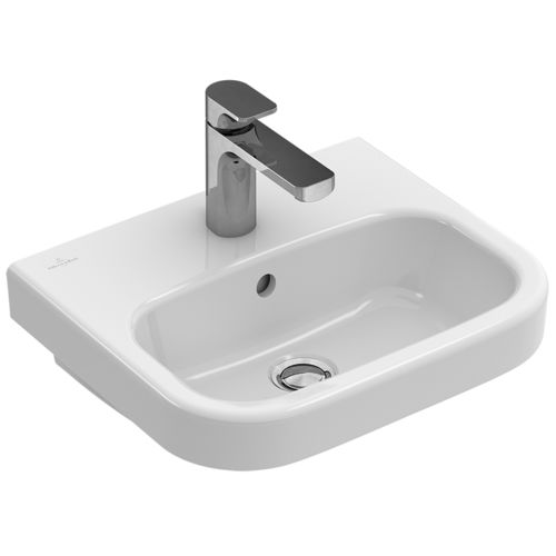 悬挂式台盆 - ARCHITECTURA: 437350 - Villeroy & Boch/唯宝 - 陶瓷 / 带调温水龙头 / 长方形