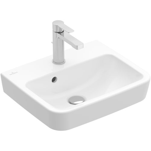 悬挂式台盆 - O.NOVO: 434450 - Villeroy & Boch/唯宝 - 陶瓷 / 带调温水龙头 / 长方形