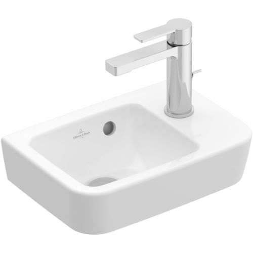 悬挂式台盆 - O.NOVO: 434336 - Villeroy & Boch/唯宝 - 陶瓷 / 带调温水龙头 / 长方形