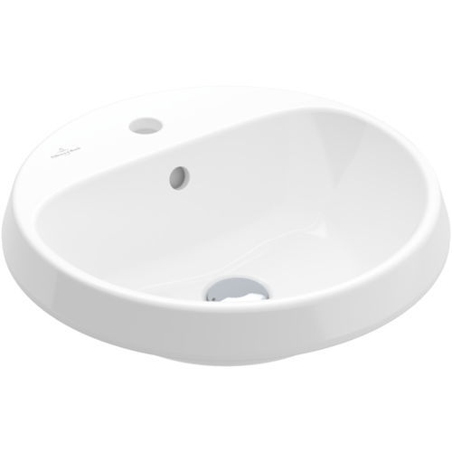 嵌入式台盆 - ARCHITECTURA: 5A6545 - Villeroy & Boch/唯宝 - 陶瓷 / 圆形 / 单孔