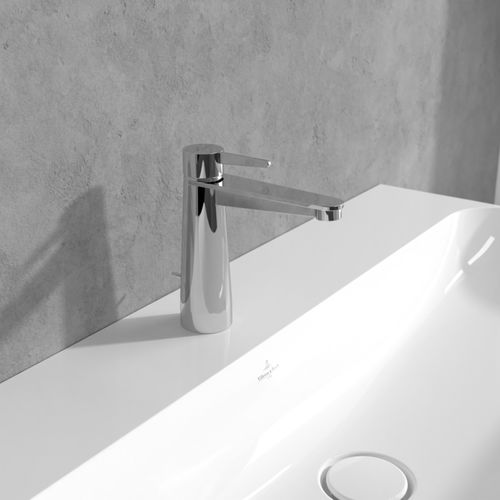 洗脸盆冷热水龙头 - CONUM : TVW127003000XX - Villeroy & Boch/唯宝 - 台面 / 黄铜 / 浴室