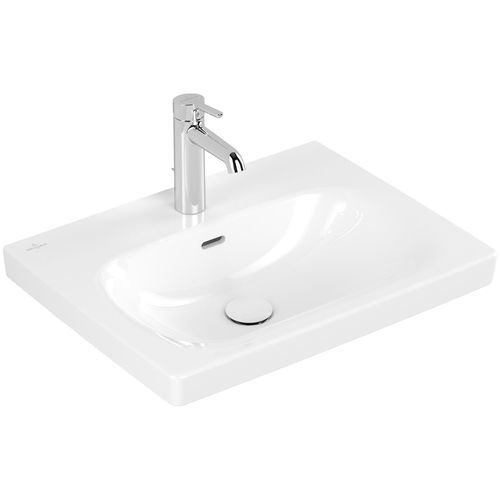 悬挂式台盆 - 5A5160R1 - Villeroy & Boch - 陶瓷 / 长方形 / 单孔