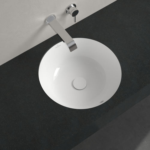 台下式台盆 - 5A754501 - Villeroy & Boch - 陶瓷 / 圆形 / 无孔