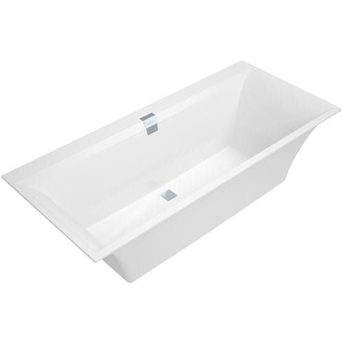 住宅用浴缸 - UBQ170SQE2DV  - Villeroy & Boch - 复合材料 / 现代风格 / 白色
