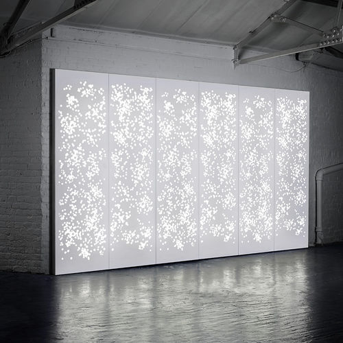 外包装饰面板 - LIGHT WALL - ISOMI - 壁挂 / 坚硬表面 / 商用