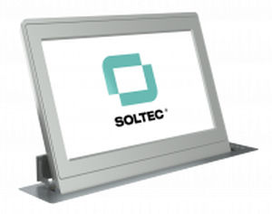 会议桌触摸屏 - SRET156A-10 - SOLTEC S.L. - 用于柜台 / 机动 / 可伸缩