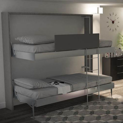 双层床 - ANGEL - smqrt beds - 单人 / 现代风格 / 布料