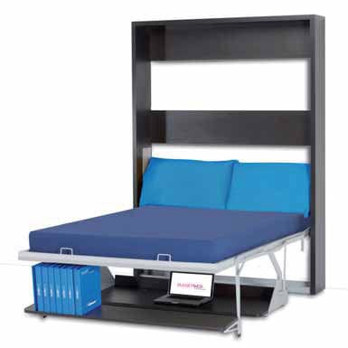 壁挂床 - HARRY - smqrt beds - 单人 / 现代风格 / 搁板