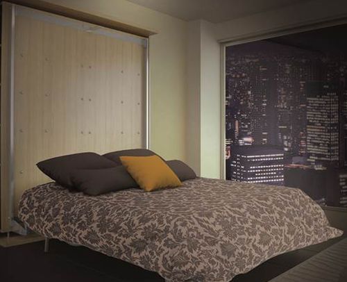 壁挂床 - LMG - smqrt beds - 双人 / 现代风格 / 带搁板