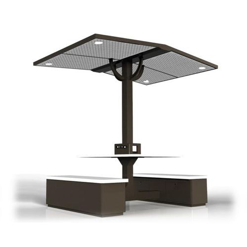 现代风格野餐桌 - WYC series - The solar range - 不锈钢 / 不锈钢桌脚 / 复合材料桌脚